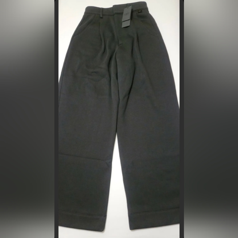 NWT Fenty Puma By Rihanna Medium Black Oversized Fleece Trouser 57341303